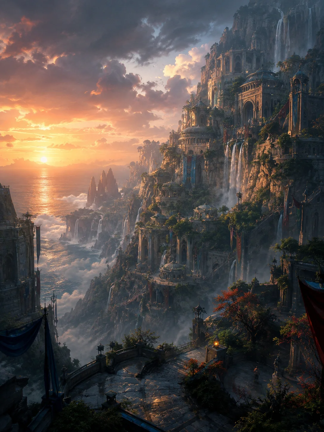Cinematic concept art animated with Wan 2.7